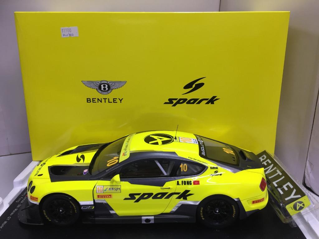 SPARK 1/18 BENTLEY CONTINENTAL GT3 MACAU GT WORLD CUP 2016 18SA008