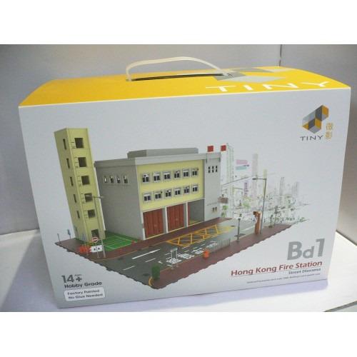 TOYEAST TINY Bd1 HONG KONG FIRE STATION STREET DIORAMA ATS64003