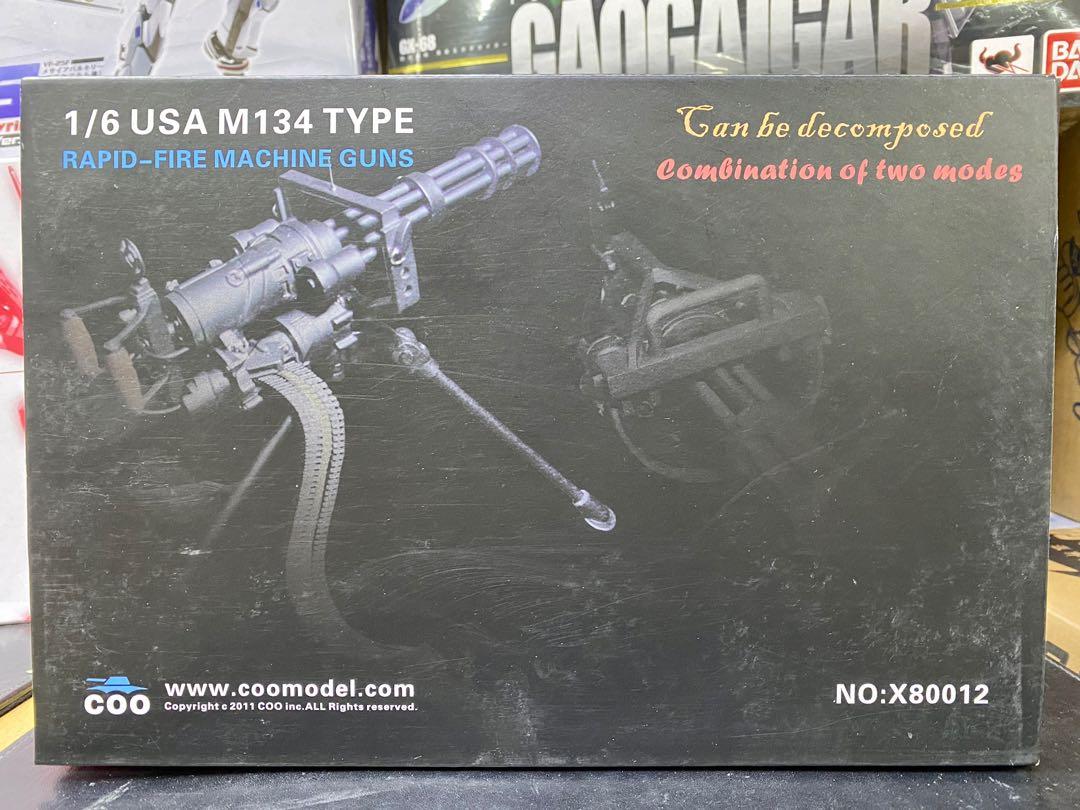 COOMODEL X80012 USA M134 TYPE RAPID-FIRE MACHINE GUNS 1/6 Mini Gun Machine Gun