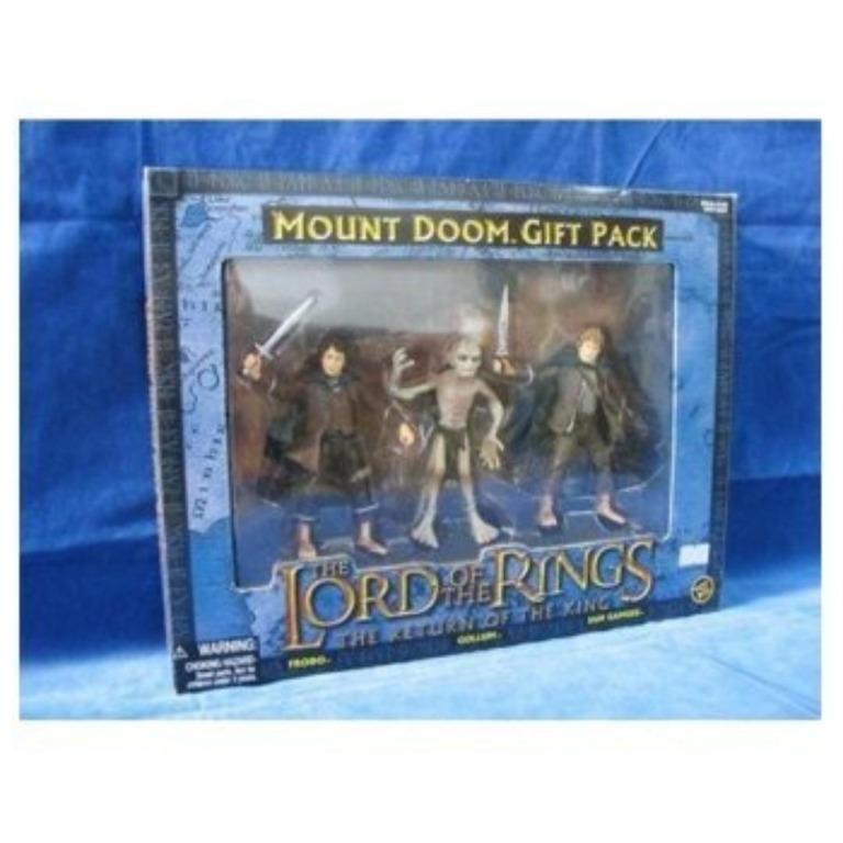 TOY BIZ 81465 THE LORD OF THE RINGS THE RETURN OF THE KING FRODO GOLLUM SAM GAMGEE MOUNT DOOM GIFT PACK