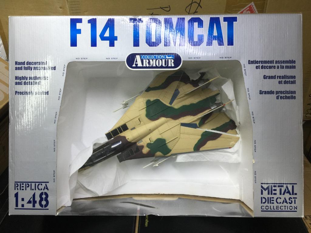 FABBRICATO DA ARMOR COLLECTION 1/48 F-14 TOMCAT US NAVY "TOP GUN"