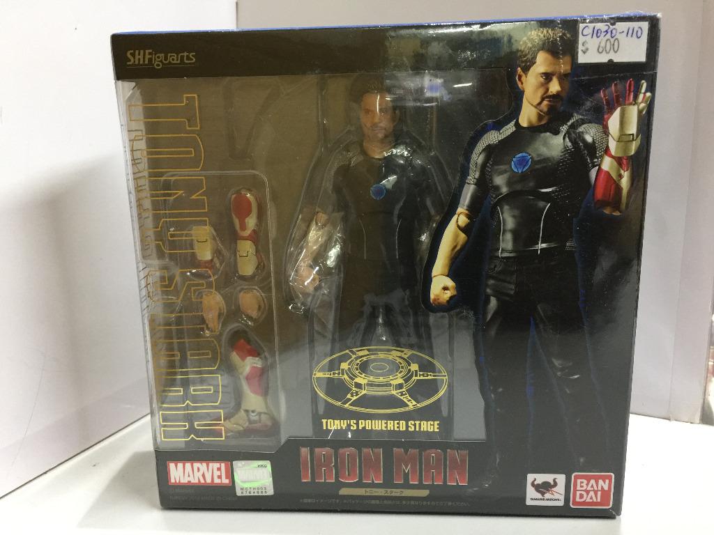 BANDAI SHFIGUARTS IRON MAN TONY STARK WITH POWERED STAGE