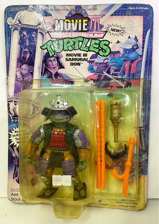 1992 PLAYMATES MOVIE III TEENAGE MUTANT NINJA TURTLES SAMURAI DON