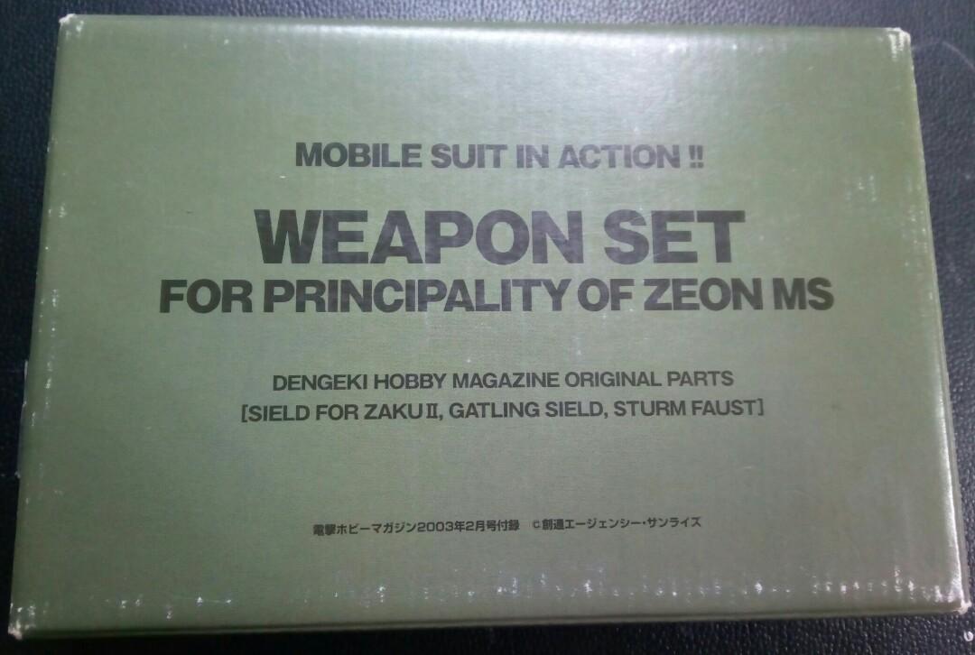 Weapon Set for Principality of Zeon MS