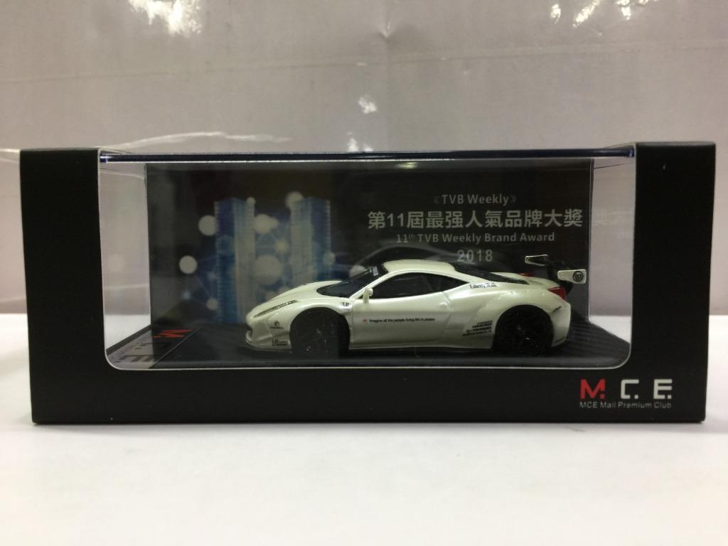 MCE 1/64 Ferrari White
