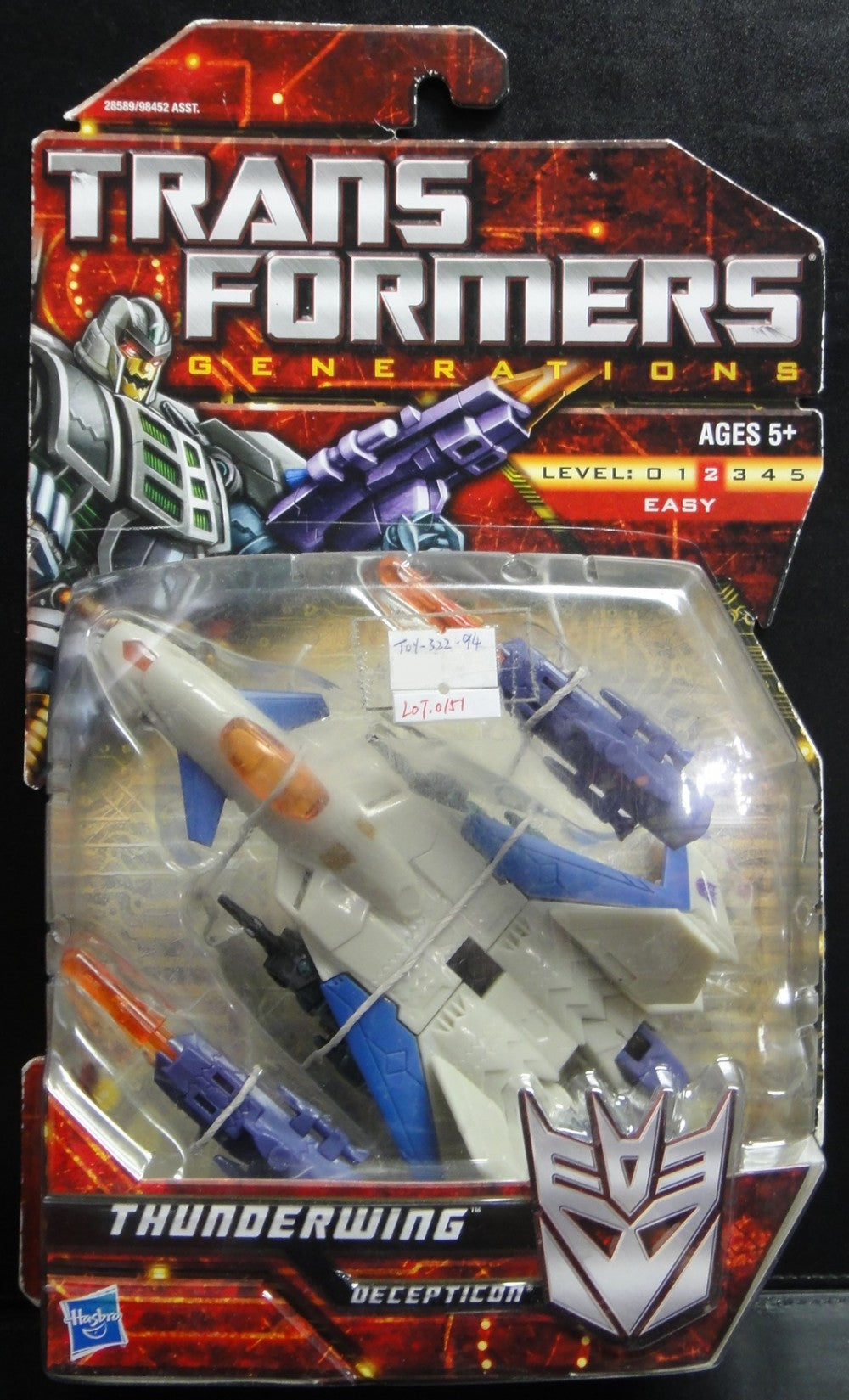 HASBRO TRANSFORMERS GENERATIONS DELUXE CLASS DECEPTICON THUNDERWING 55827