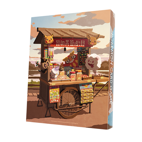 Summer and pokemon 4-grid card book with Pokémon style