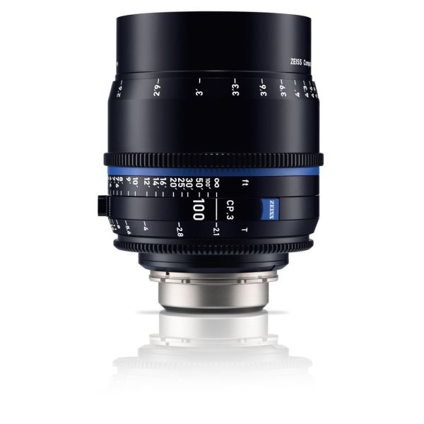 Zeiss CP.3 100mm T2.1 lens (Canon EF mount / Meter)