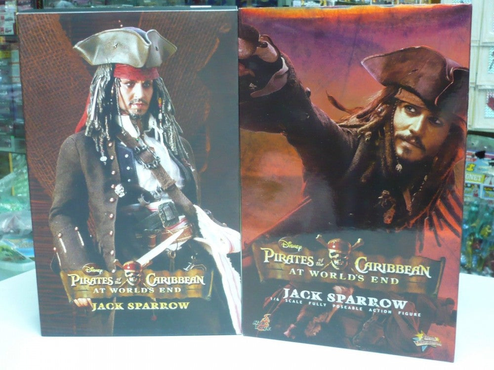 1:6 HOT TOYS MMS42 DISNEY PIRATES OF THE CARIBBEAN AT WORLD'S END - JACK SPARROW  12-inch Doll