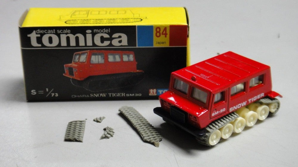 VINTAGE TOMICA 84 - OHARA SNOW TIGER SM30 MADE IN JAPAN