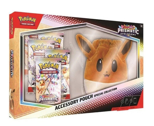 Pokemon TCG US Version Prismatic Evolutions Accessory Pouch Special Collection