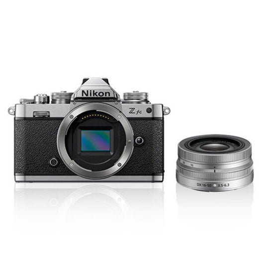 Nikon Z fc digital camera with 16-50mm silver lens set