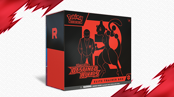 Pokemon TCG US Version SV10 Destined Rivals Elite Trainer Box