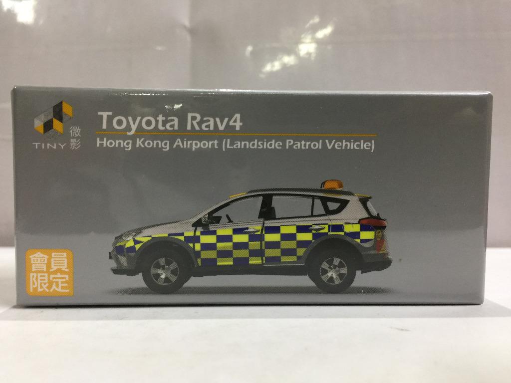 TOYEAST TINY CITY DIE-CAST MODEL CAR TOYOTA RAV4 HONG KONG AIRPORT LPV ATC64440 14152