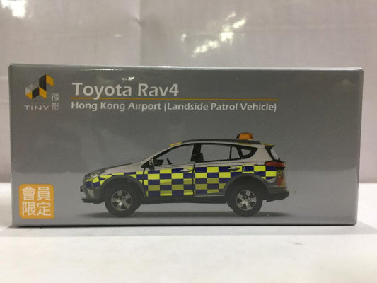 TOYEAST TINY CITY DIE-CAST MODEL CAR TOYOTA RAV4 HONG KONG AIRPORT LPV ATC64440 14152