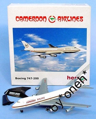 HERPA WINGS 1/500 CAMEROON AIRLINES BOEING 747-200 TJ-CAB