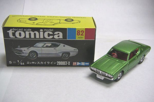 VINTAGE TOMICA 82 - NISSAN SKYLINE 2000GT-X MADE IN JAPAN