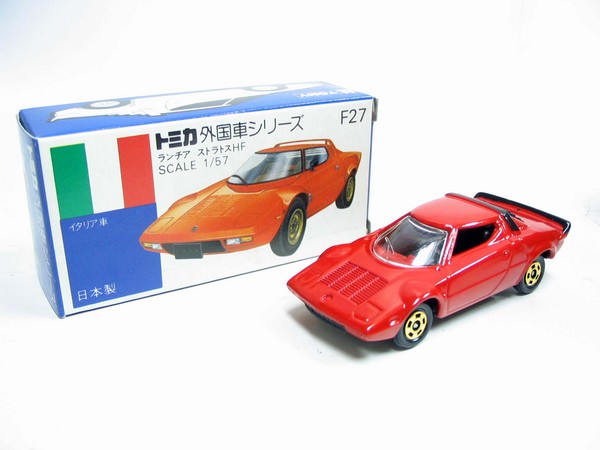VINTAGE TOMICA F27 Foreign Car ITALY - LANCIA STRATOS HF MADE IN JAPAN