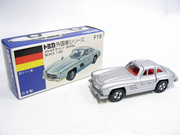VINTAGE TOMICA F19 Foreign cars WEST GERMANY - MERCEDES BENZ 300SL MADE IN JAPAN