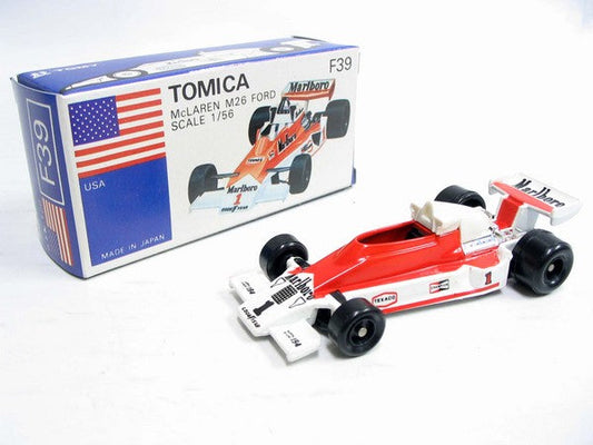 VINTAGE TOMICA F39 Foreign car USA - McLAREN M26 FORD MADE IN JAPAN