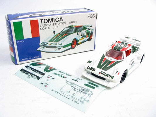 VINTAGE TOMICA F66 Foreign Cars ITALY - LANCIA STRATOS TURBO MADE IN JAPAN