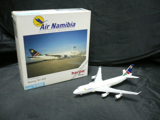 HERPA WINGS 1/500 AIR NAMIBIA BOEING 747-400 V5-NMA
