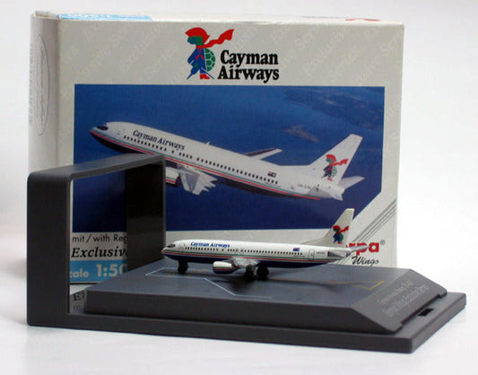 HERPA WINGS 1/500 CAYMAN AIRWAYS BOEING 737-400 VR-CAL