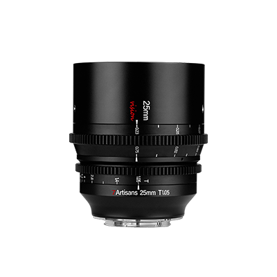 7Artisans 25mm T1.05 APSC Cine Lens (Sony E-mount)