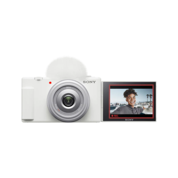 Sony ZV-1F Blogging Camera (White)
