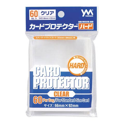 Yanoman Card Protector Hard Clear 60 pieces