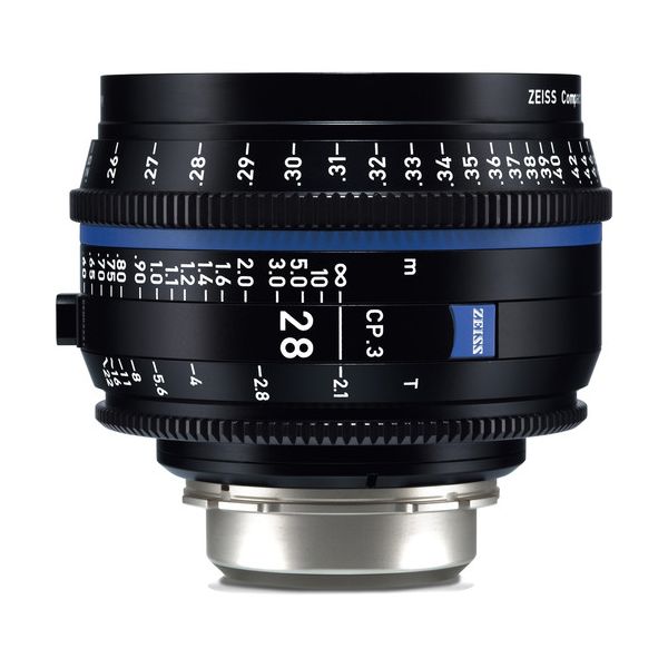 Zeiss CP.3 28mm T2.1 lens (Canon EF mount / Meter)
