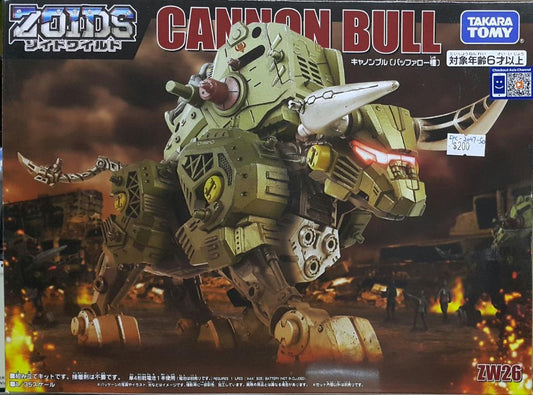 TAKARA TOMY 59688 ZOIDS ZOIDS WILD ZW26 1/35 CANNON BULL