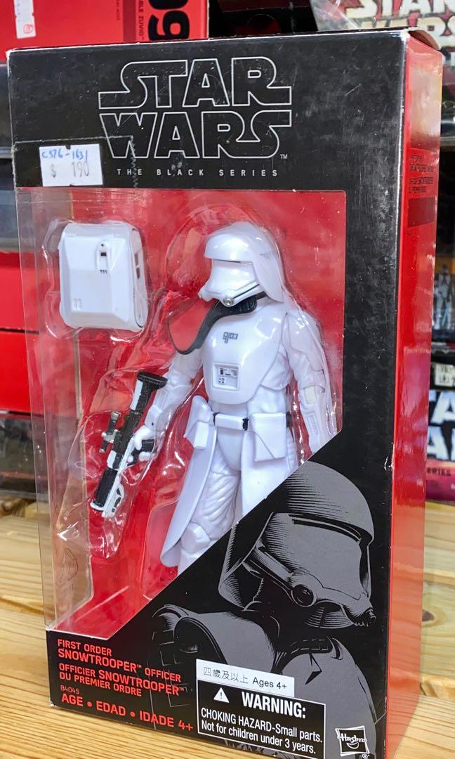 C576-1631-190 HASBRO STAR WARS THE BLACK SERIES FIGURE FIRST ORDER SNOWTROOPER OFFICER 37452 C1033-246-200