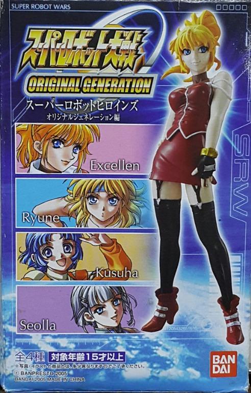 BANDAI 34482 SUPER ROBOT WAR ORIGINAL GENERATION SUPER ROBOT HEROINES EXCELLEN KUSUHA RYUNE SEOLLA SET