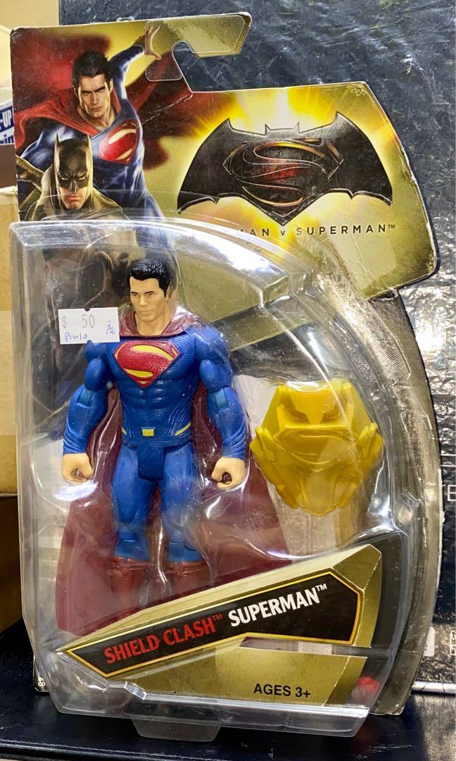 MATTEL 22458 BATMAN VS SUPERMAN 6” FIGURE SHIELD CLASH SUPERMAN