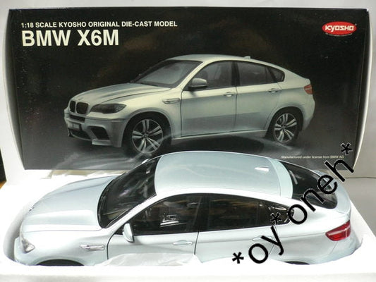 KYOSHO 1/18 BMW X6M SILIVER 08762S