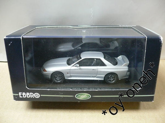 EBBRO 1/43 NISSAN SKYLINE GT-R R32 SILVER