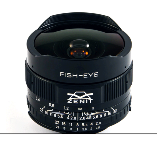 Zenitar 16mm f/2.8 Russian-made Fisheye Lens (Canon EF Mount)