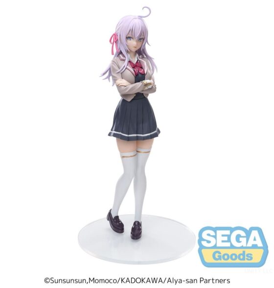 SEGA prize LUMINASTA [Neighbor Ellie who whispers in Russian from time to time to cover her shame] Ellie - school uniform style -