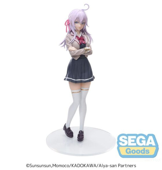 SEGA prize LUMINASTA [Neighbor Ellie who whispers in Russian from time to time to cover her shame] Ellie - school uniform style -