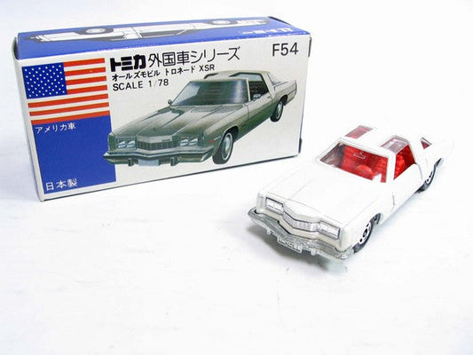 VINTAGE TOMICA F54 Foreign Car USA - OLDSMOBILE TORONADO XSR MADE IN JAPAN