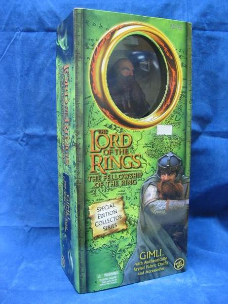 TOY BIZ LORD OF THE RINGS FELLOWSHIP OF THE RING GIMLI  1114955710