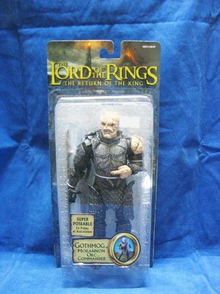 TOY BIZ LORD OF THE RINGS RETURN OF THE KING GOTHMOG MORANNON ORC COMMANDER  b25996665