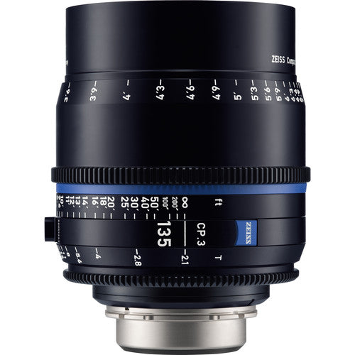 Zeiss CP.3 135mm T2.1 lens (Canon EF mount / Feet)