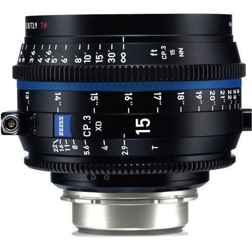 Zeiss CP.3 XD 15mm T2.9 lens (PL mount/Feet)