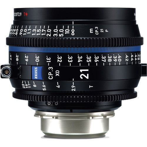 Zeiss CP.3 XD 21mm T2.9 lens (PL mount/Feet)