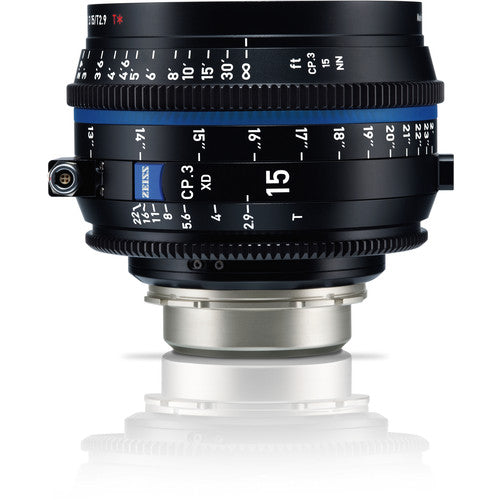Zeiss CP.3 XD 15mm T2.9 lens (PL mount / Meter)