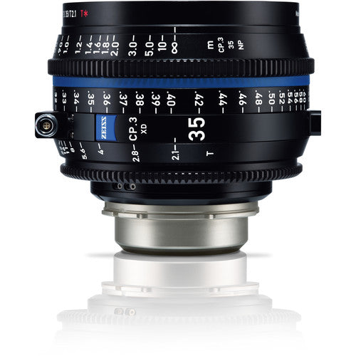 Zeiss CP.3 XD 35mm T2.1 lens (PL mount / Meter)