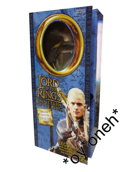 TOY BIZ Makai LORD OF THE RINGS RETURN OF THE KING LEGOLAS WITH AUTHENTICALLY STYLED FABRIC OUTFIT & ACCESSORIES  1113177852