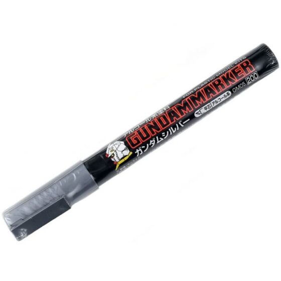[Available] Mr.Hobby GM05 Oily Gundam Marker – Silver